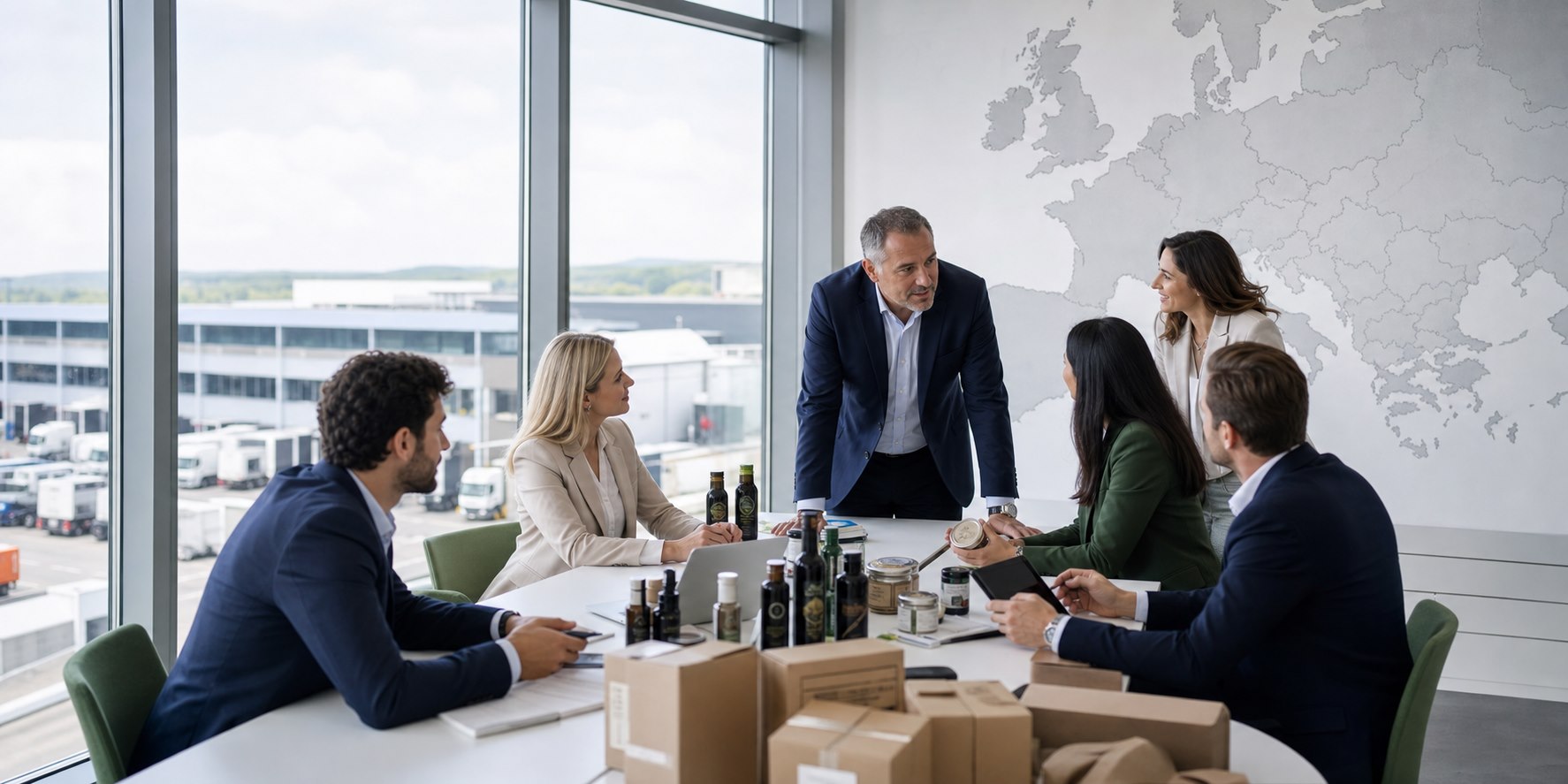 Business Network per aziende e professionisti del settore stock