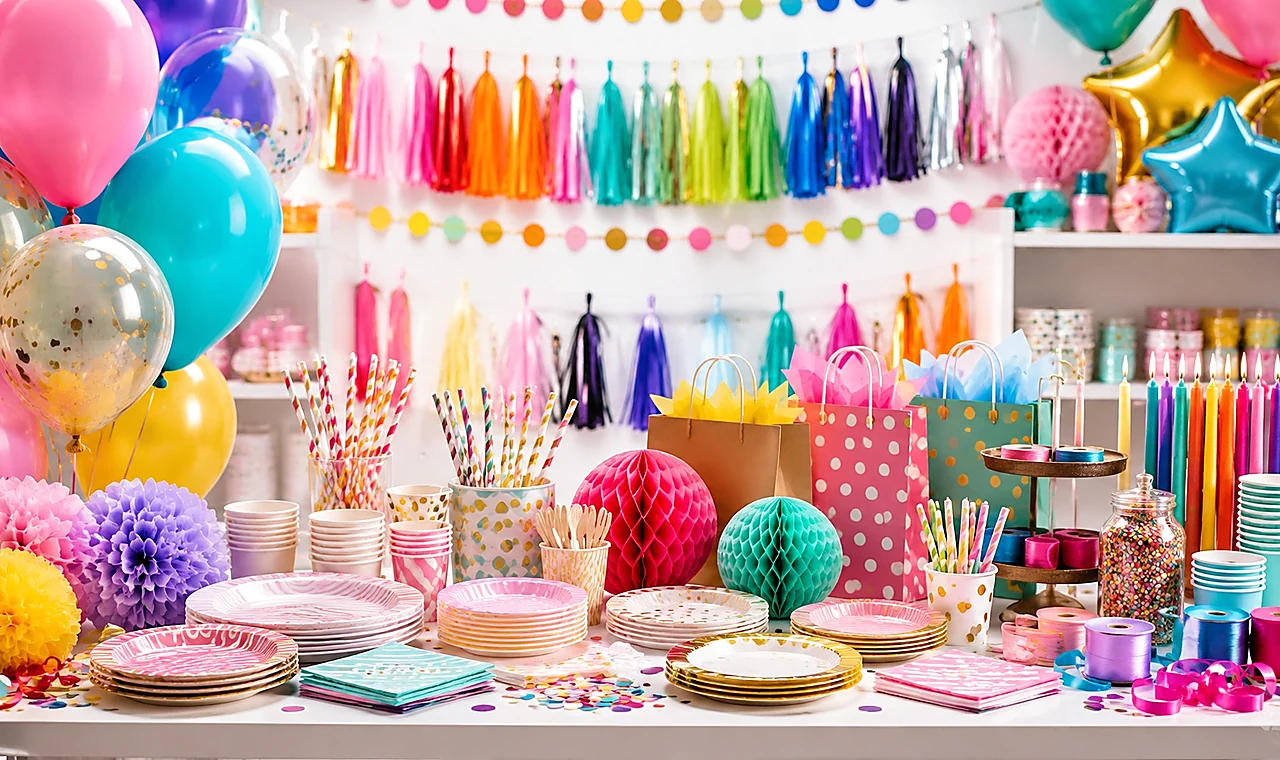 Stock articoli stagionali con decorazioni Natale feste ricorrenze e prodotti da negozio